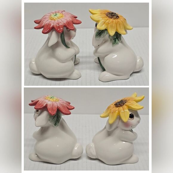 NOT FOR SALE Fitz and Floyd Essentials Bunny Blooms Collection - Picture 4 of 8